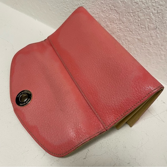 Kate Spade ♠️ New York Map Stripe Oblong Scarf & Pink Cyndy Kent Wallet BUNDLE - Picture 15 of 16